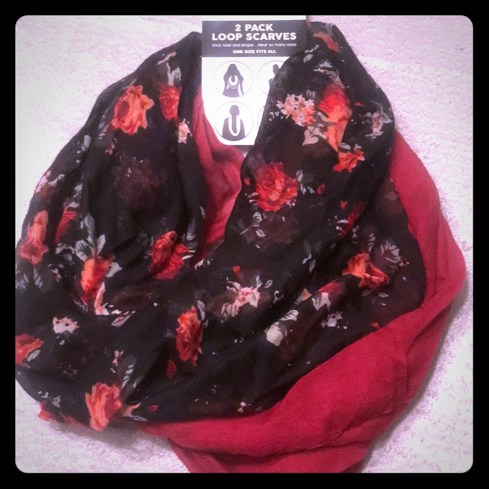 🆕 Jade & Deer 2-Pack Loop Scarves